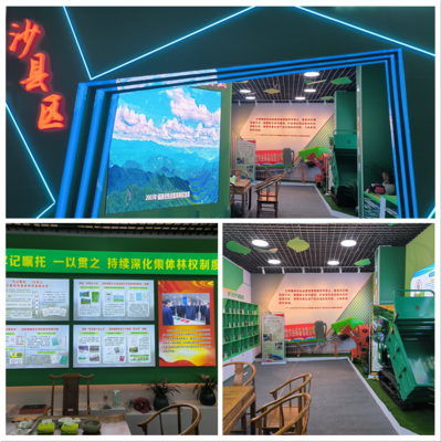 沙县区绿色产品展示展销馆和南方林业机械展示馆亮相第十七届林博会